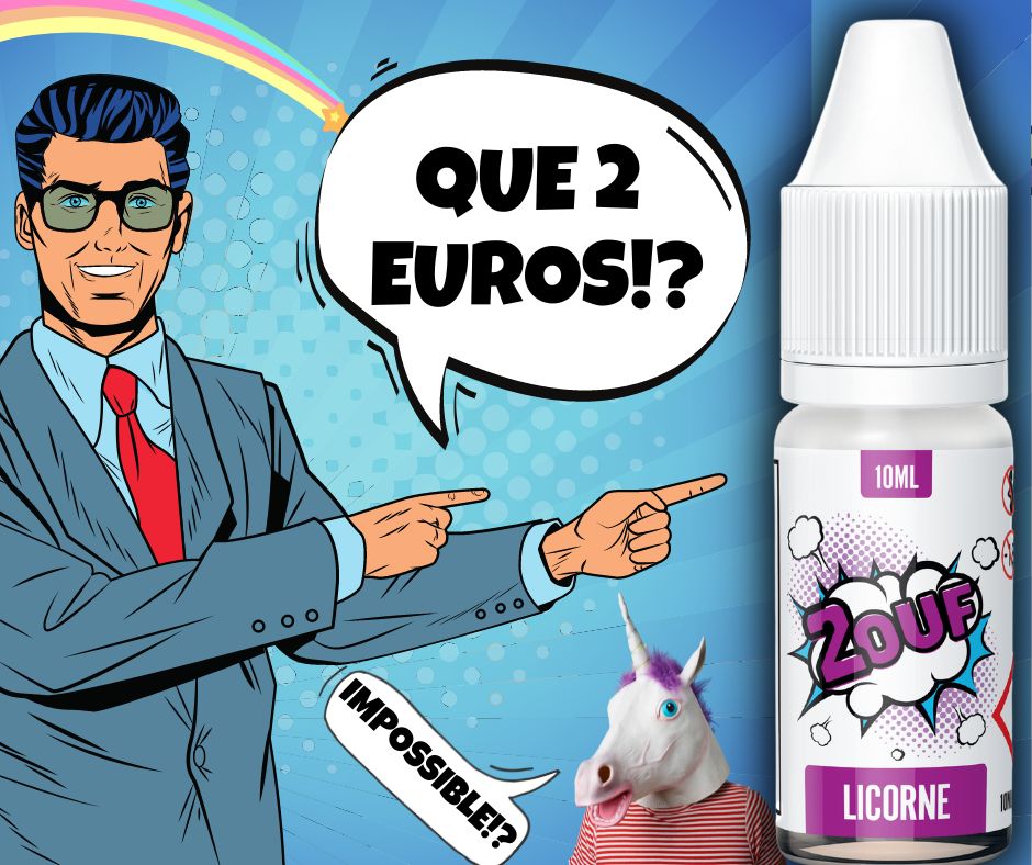 E-liquide Licorne de la marque 2OUF