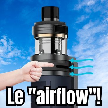 Airflow-e-cigarette