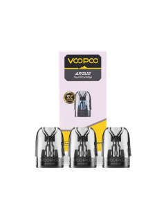 Pack de 3 cartouches Pods Argus Voopoo - 3 ml, avec résistance incluse , remplissage latéral, anti-fuites