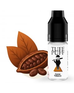 Flacon d’e-liquide Cocoa Tobacco TUFF PUFF 10ml – saveur tabac et cacao aux sels de nicotine