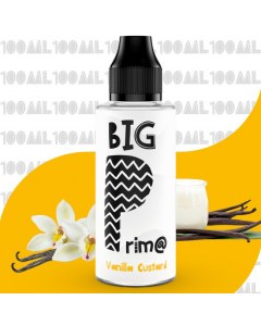 e-liquide vanilla custard 70vg 30pg 100ml Big Prim@