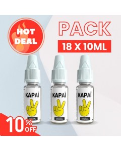 pack 18 eliquides 10ml - Kapaï