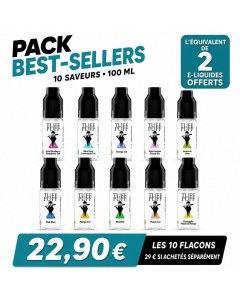 Pack Best-sellers TUFF PUFF avec 10 e-liquides à 22,90 €