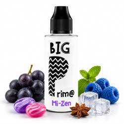 E-liquide fruits rouges bonbon mentholé 100ml avec baies et bonbons