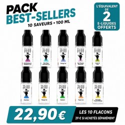 Pack Best-sellers TUFF PUFF avec 10 e-liquides à 22,90 €