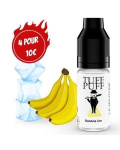 E-liquide goût puff Banana Ice 10ml aux sels de nicotine TUFF PUFF