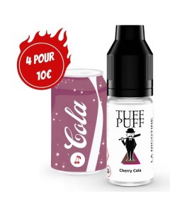 E-liquide goût puff Cherry Cola 10ml aux sels de nicotine TUFF PUFF