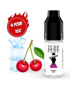 E-liquide goût puff Cherry Ice 10ml aux sels de nicotine TUFF PUFF
