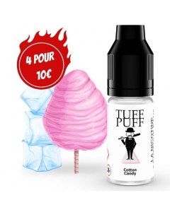 E-liquide goût puff cotton candy ice 10ml aux sels de nicotine TUFF PUFF