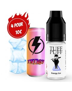 E-liquide goût puff Energy Ice 10ml aux sels de nicotine TUFF PUFF