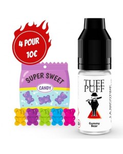 E-liquide goût puff gummy bear 10ml aux sels de nicotine TUFF PUFF