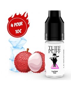 E-liquide goût puff lychee Ice 10ml aux sels de nicotine TUFF PUFF