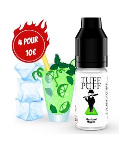 E-liquide goût puff menthol mojito 10ml aux sels de nicotine TUFF PUFF