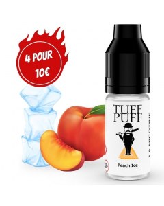 E-liquide goût puff Peach Ice 10ml aux sels de nicotine TUFF PUFF