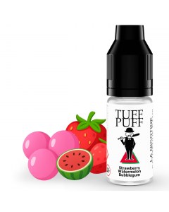 E-liquide goût puff strawberry watermelon bubblegum ice 10ml aux sels de nicotine TUFF PUFF
