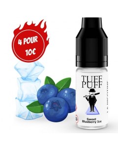E-liquide goût puff Blueberry Ice 10ml aux sels de nicotine TUFF PUFF