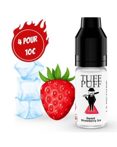 E-liquide goût puff Sweet strawberry ice 10ml aux sels de nicotine TUFF PUFF