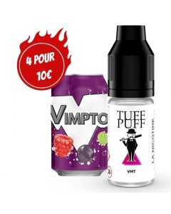 E-liquide goût puff Vimto 10ml aux sels de nicotine TUFF PUFF