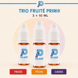 TRIO Fruité Prim@ – 3 saveurs
