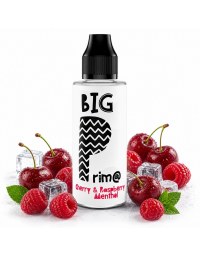 E-liquide cerise framboise menthol 100ml avec cerises, framboises et menthe