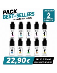 Pack Best-sellers TUFF PUFF avec 10 e-liquides à 22,90 €