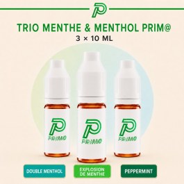 TRIO Menthe & Menthol Prim@ – 3 saveurs