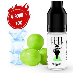 E-liquide goût puff Apple Ice 10ml aux sels de nicotine TUFF PUFF