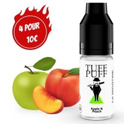 
E-liquide goût puff apple peach 10ml aux sels de nicotine TUFF PUFF