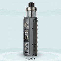 Pod Drag S2 Voopoo, cigarette électronique polyvalente pour MTL et RDL, couleur "Grey Metal"