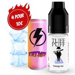 E-liquide goût puff Energy Ice 10ml aux sels de nicotine TUFF PUFF