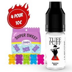 E-liquide goût puff gummy bear 10ml aux sels de nicotine TUFF PUFF