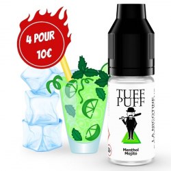 E-liquide goût puff menthol mojito 10ml aux sels de nicotine TUFF PUFF