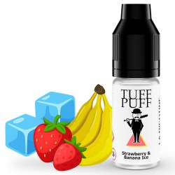 E-liquide goût puff strawberry banana ice 10ml aux sels de nicotine TUFF PUFF