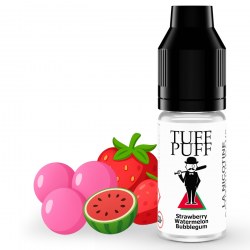 E-liquide goût puff strawberry watermelon bubblegum ice 10ml aux sels de nicotine TUFF PUFF