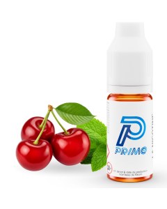 E-liquide Cerise Menthe 10ml fruit rouge et fraîcheur pour cigarette électronique