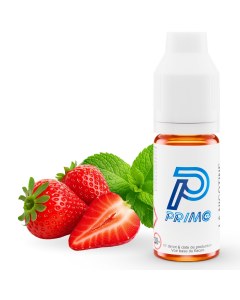 E-liquide Fraise Menthe 10ml fruit rouge et fraîcheur pour cigarette électronique