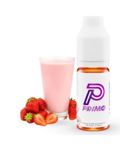 E-liquide Milkshake Fraise 10ml saveur gourmande et fruitée pour cigarette électronique