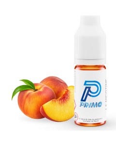 E-liquide Pêche 10ml saveur fruitée et juteuse pour cigarette électronique