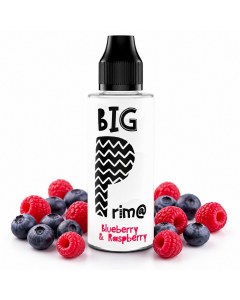 E-liquide framboise myrtille 100ml avec framboises et myrtilles