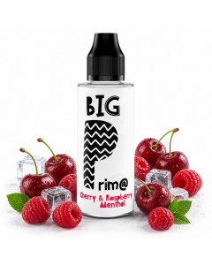 E-liquide cerise framboise menthol 100ml avec cerises, framboises et menthe