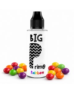 E-liquide bonbon fruité 100ml avec bonbons colorés