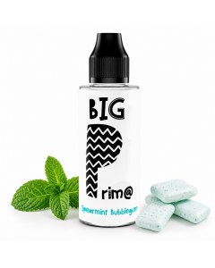 E-liquide chewing-gum menthe verte 100ml avec chewing-gums verts