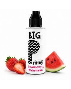 E-liquide fraise pastèque 100ml avec fraises et pastèque