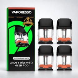 Boîte de 4 cartouches XROS COREX 3.0 Vaporesso 0,6 ohm de 3 ml