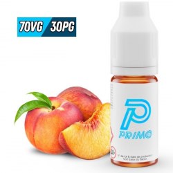 e-liquide pêche 70VG 30PG 10ml Prim@