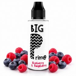 E-liquide framboise myrtille 100ml avec framboises et myrtilles