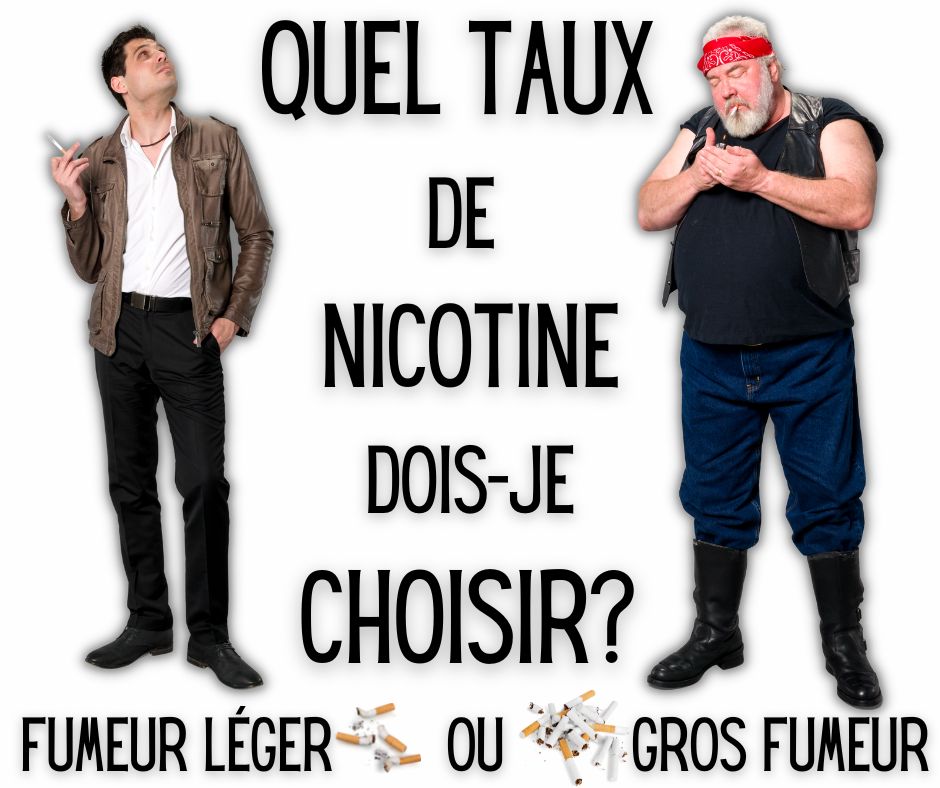 Comment choisir le taux de nicotine correct