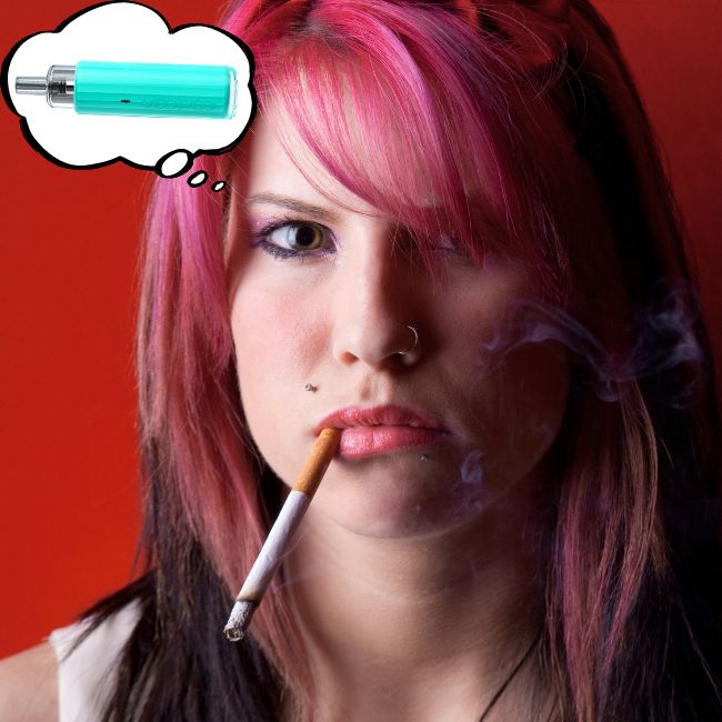 Difficile de vapoter sans utiliser les mains