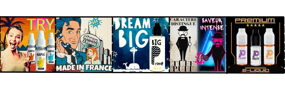 Nos marques de e liquide pas cher