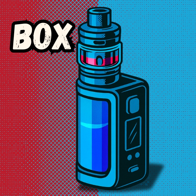 Illustration d’une cigarette électronique avec réservoir